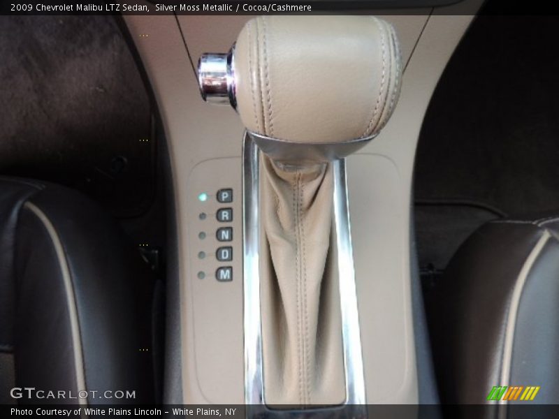 Silver Moss Metallic / Cocoa/Cashmere 2009 Chevrolet Malibu LTZ Sedan