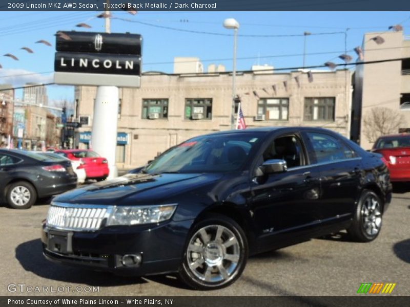 Tuxedo Black Metallic / Dark Charcoal 2009 Lincoln MKZ AWD Sedan