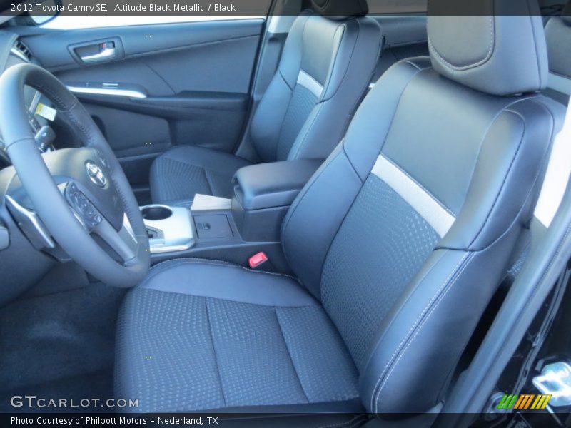 Attitude Black Metallic / Black 2012 Toyota Camry SE