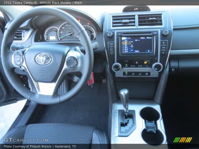 Attitude Black Metallic / Black 2012 Toyota Camry SE