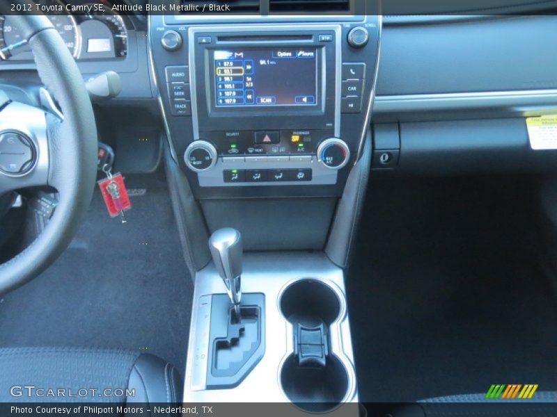 Attitude Black Metallic / Black 2012 Toyota Camry SE