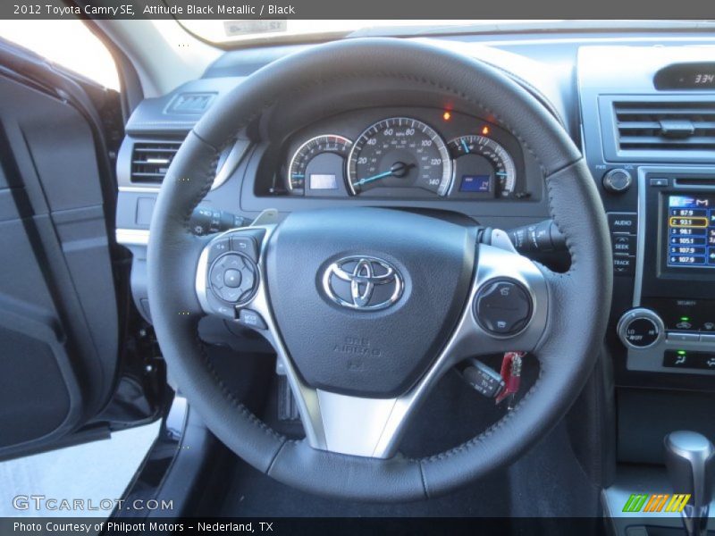 Attitude Black Metallic / Black 2012 Toyota Camry SE