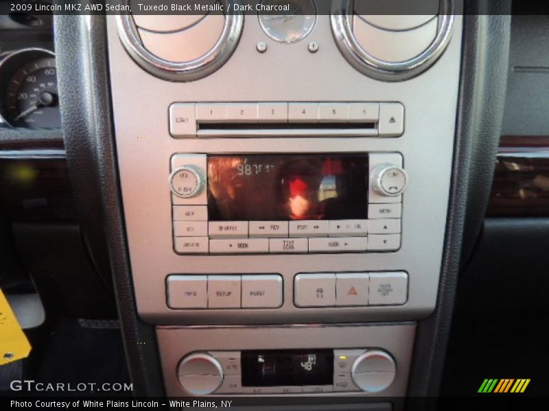 Tuxedo Black Metallic / Dark Charcoal 2009 Lincoln MKZ AWD Sedan