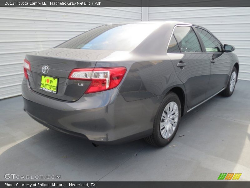 Magnetic Gray Metallic / Ash 2012 Toyota Camry LE