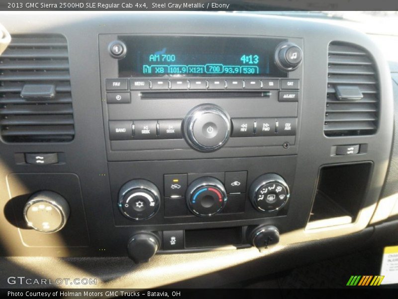Steel Gray Metallic / Ebony 2013 GMC Sierra 2500HD SLE Regular Cab 4x4