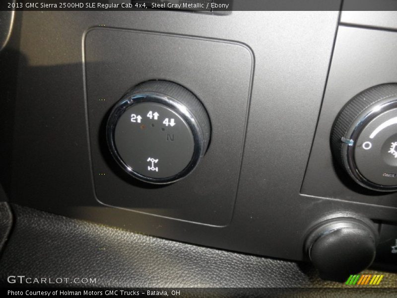 Steel Gray Metallic / Ebony 2013 GMC Sierra 2500HD SLE Regular Cab 4x4