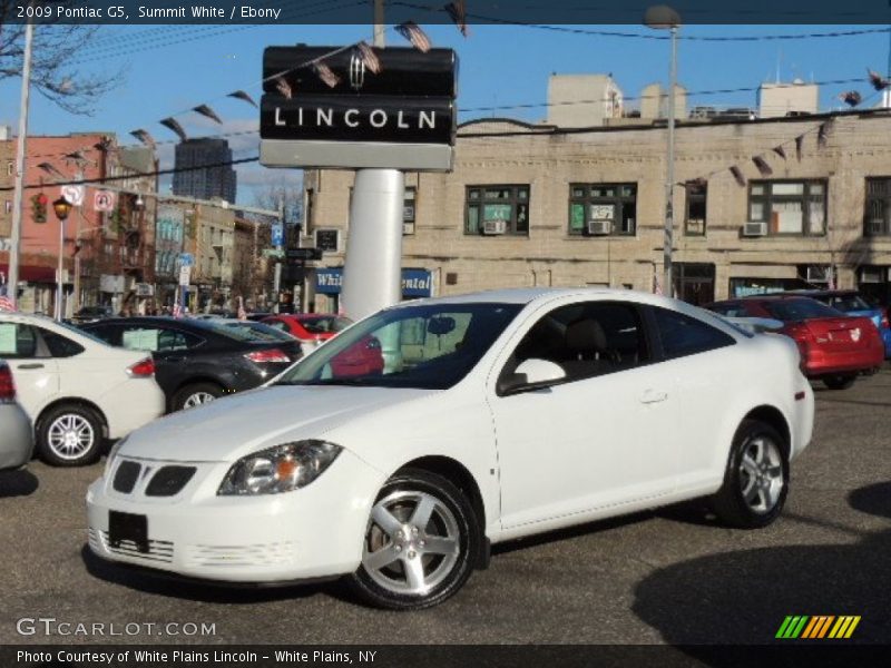 Summit White / Ebony 2009 Pontiac G5