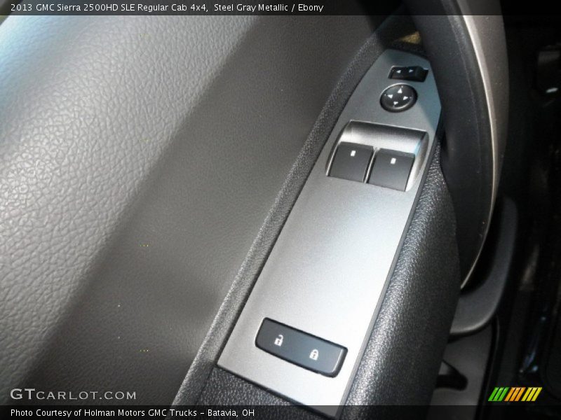 Steel Gray Metallic / Ebony 2013 GMC Sierra 2500HD SLE Regular Cab 4x4