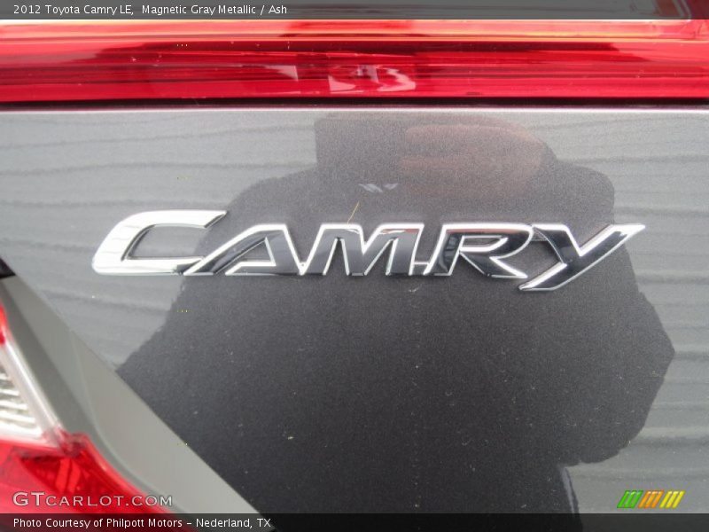 Magnetic Gray Metallic / Ash 2012 Toyota Camry LE