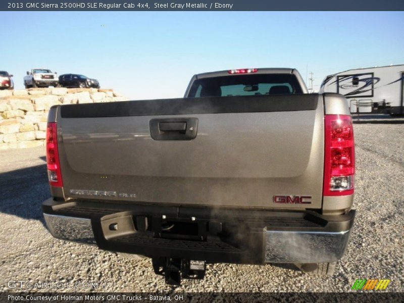 Steel Gray Metallic / Ebony 2013 GMC Sierra 2500HD SLE Regular Cab 4x4