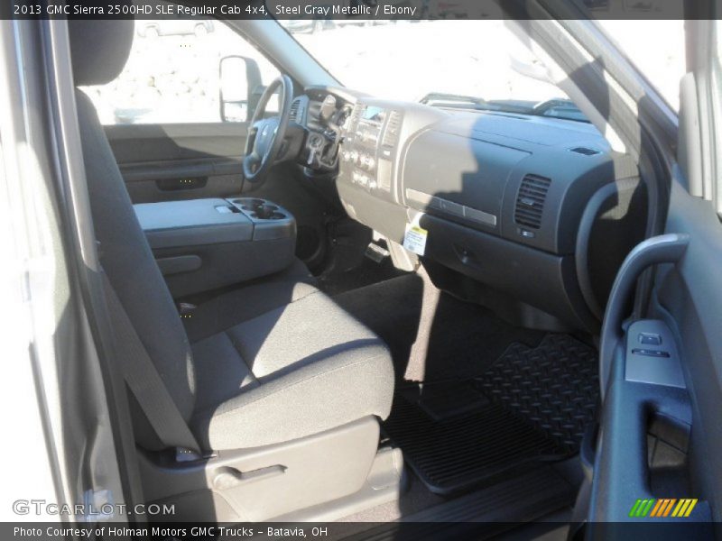 Steel Gray Metallic / Ebony 2013 GMC Sierra 2500HD SLE Regular Cab 4x4