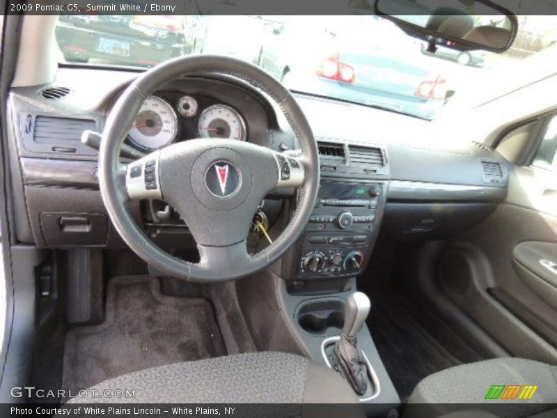 Summit White / Ebony 2009 Pontiac G5