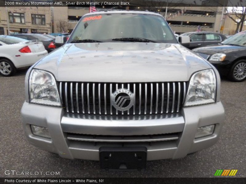 Silver Birch Metallic / Charcoal Black 2008 Mercury Mountaineer AWD