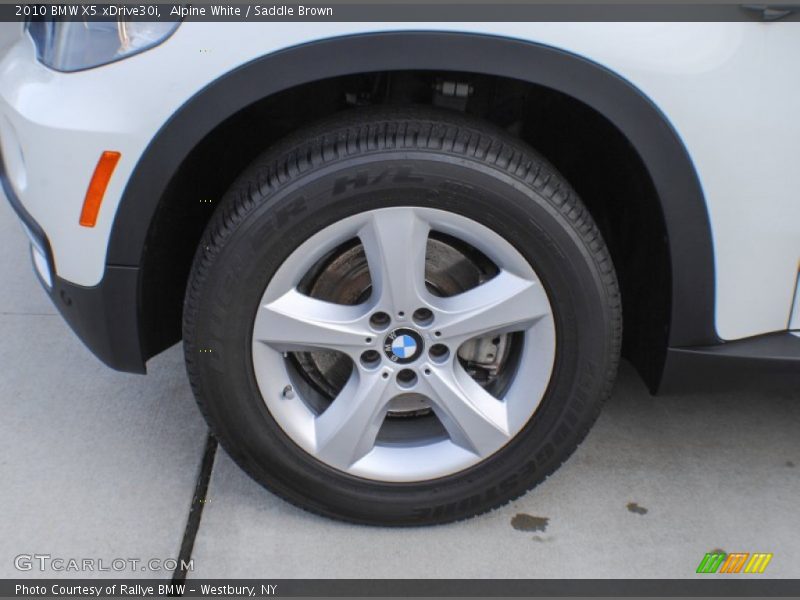 Alpine White / Saddle Brown 2010 BMW X5 xDrive30i