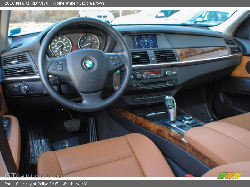Alpine White / Saddle Brown 2010 BMW X5 xDrive30i