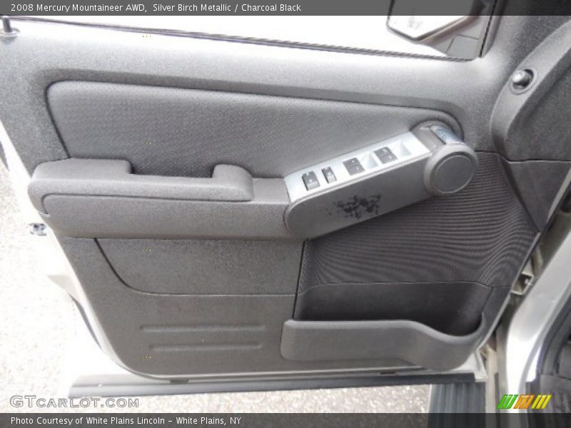 Silver Birch Metallic / Charcoal Black 2008 Mercury Mountaineer AWD