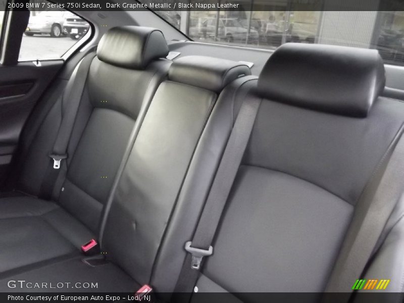 Dark Graphite Metallic / Black Nappa Leather 2009 BMW 7 Series 750i Sedan
