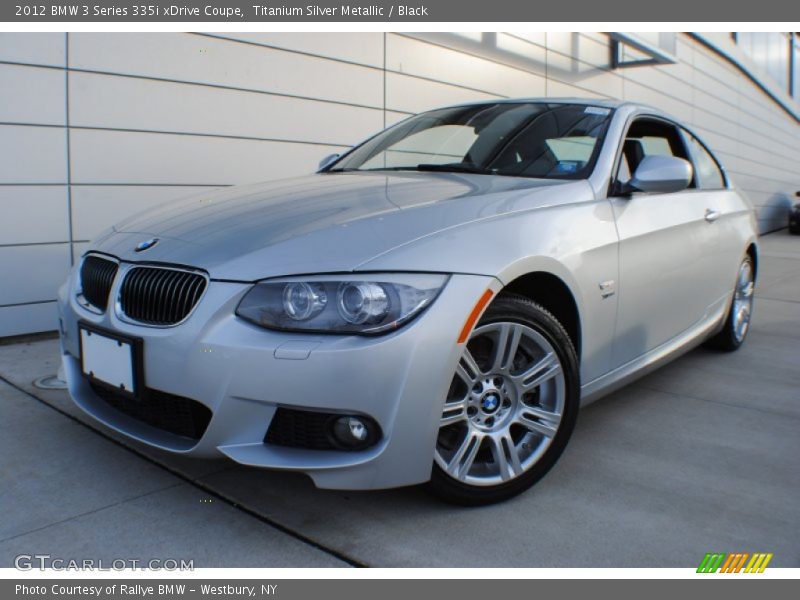 Titanium Silver Metallic / Black 2012 BMW 3 Series 335i xDrive Coupe