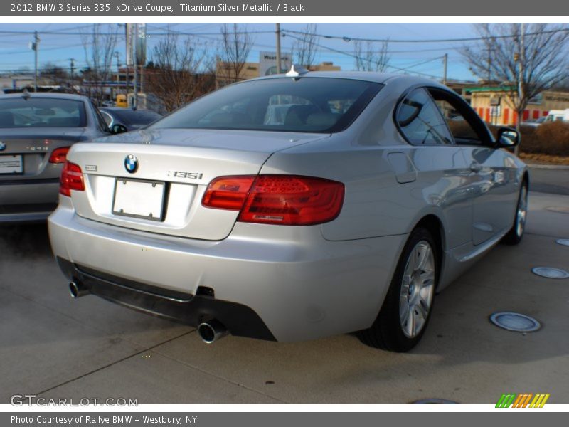 Titanium Silver Metallic / Black 2012 BMW 3 Series 335i xDrive Coupe