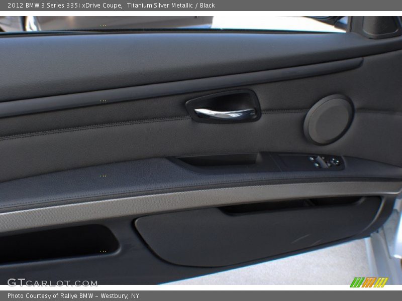 Titanium Silver Metallic / Black 2012 BMW 3 Series 335i xDrive Coupe