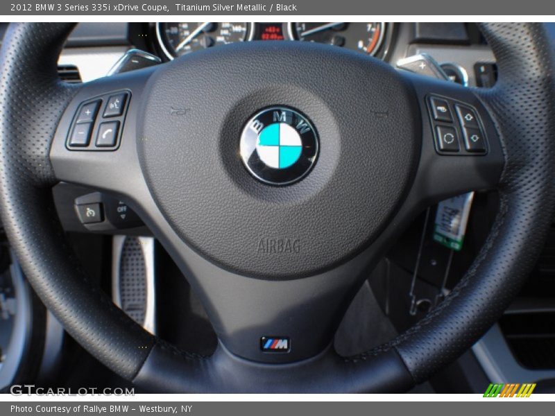 Titanium Silver Metallic / Black 2012 BMW 3 Series 335i xDrive Coupe