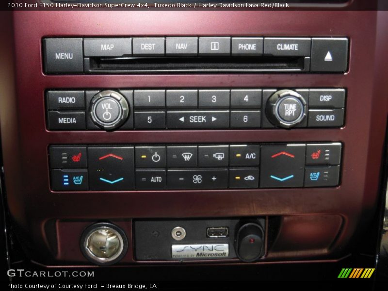 Controls of 2010 F150 Harley-Davidson SuperCrew 4x4