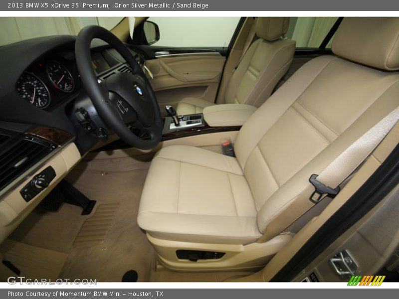 Orion Silver Metallic / Sand Beige 2013 BMW X5 xDrive 35i Premium