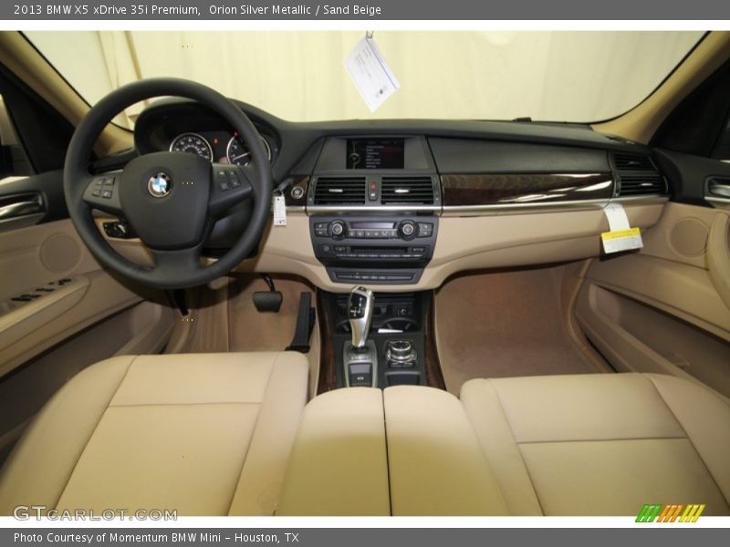 Orion Silver Metallic / Sand Beige 2013 BMW X5 xDrive 35i Premium