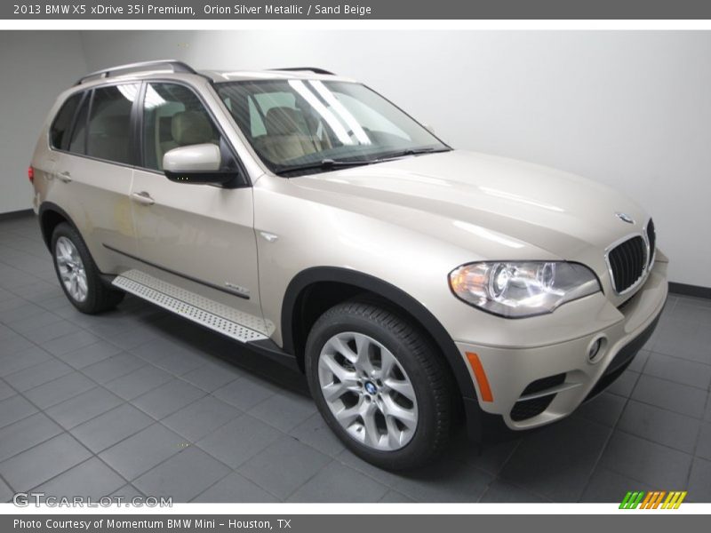 Orion Silver Metallic / Sand Beige 2013 BMW X5 xDrive 35i Premium