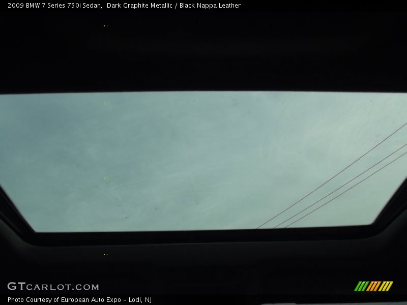 Dark Graphite Metallic / Black Nappa Leather 2009 BMW 7 Series 750i Sedan