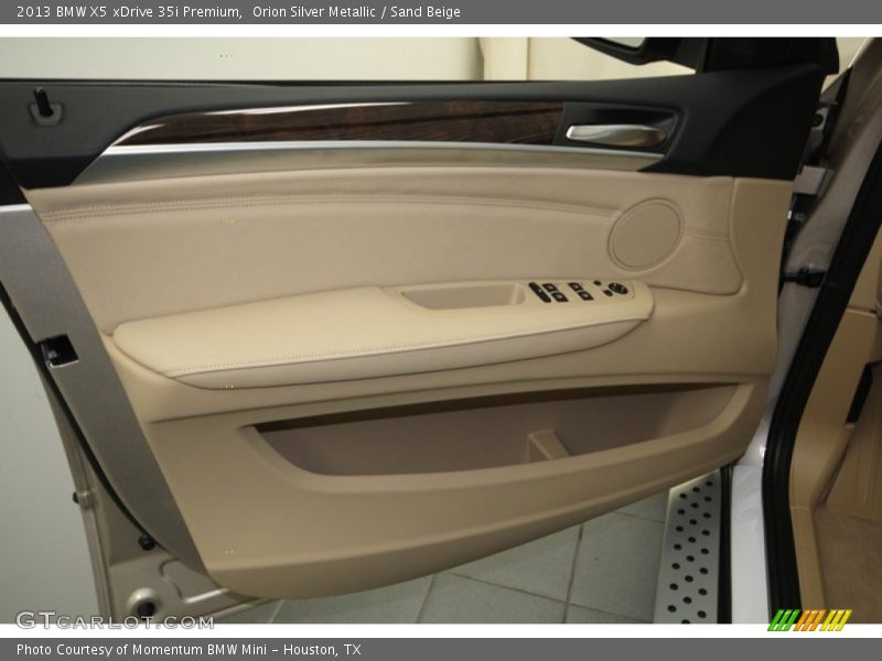 Orion Silver Metallic / Sand Beige 2013 BMW X5 xDrive 35i Premium