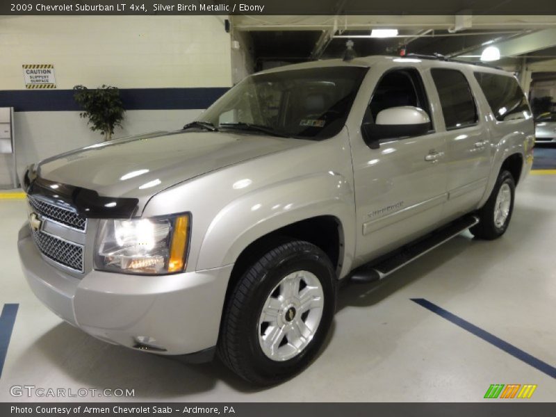 Silver Birch Metallic / Ebony 2009 Chevrolet Suburban LT 4x4