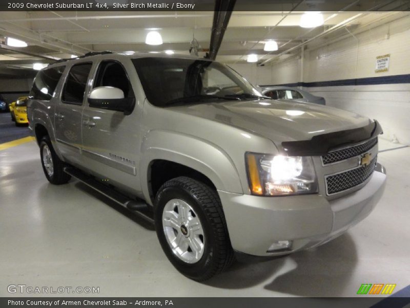 Silver Birch Metallic / Ebony 2009 Chevrolet Suburban LT 4x4