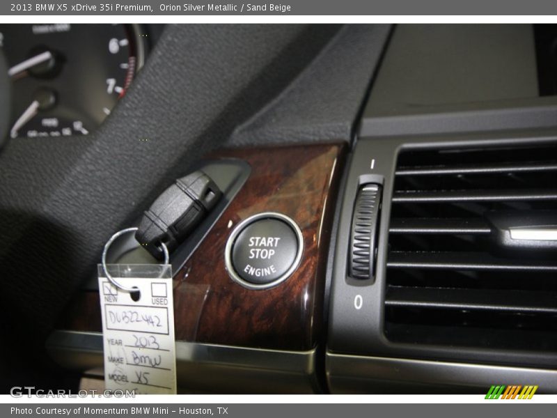 Orion Silver Metallic / Sand Beige 2013 BMW X5 xDrive 35i Premium