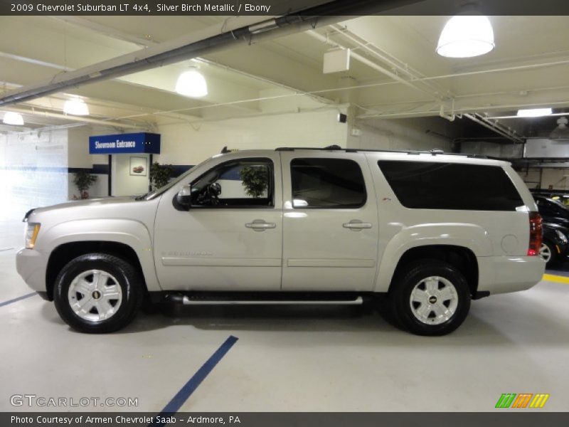 Silver Birch Metallic / Ebony 2009 Chevrolet Suburban LT 4x4