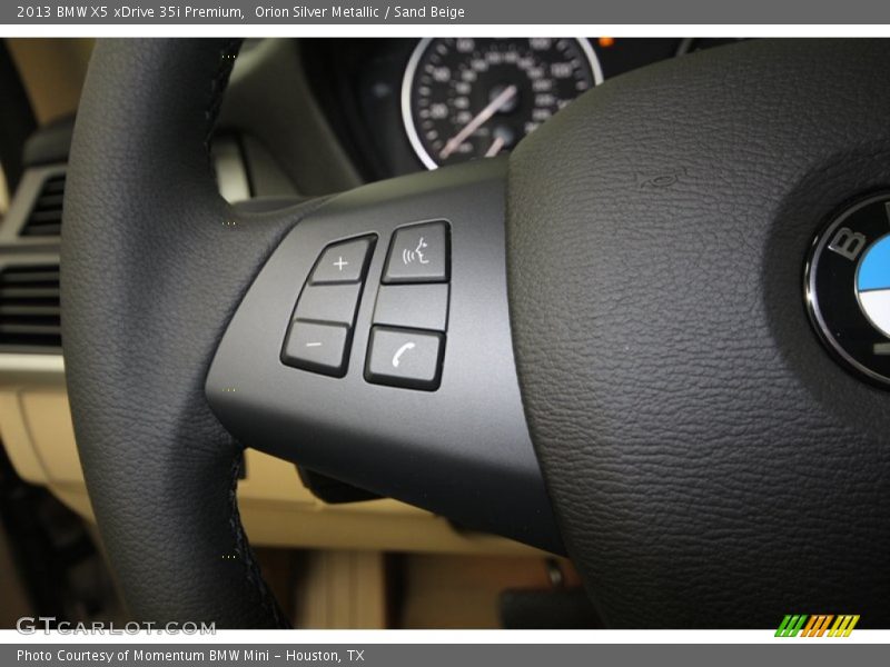 Orion Silver Metallic / Sand Beige 2013 BMW X5 xDrive 35i Premium