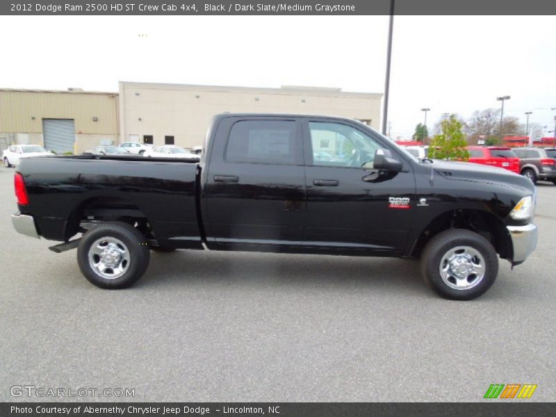 Black / Dark Slate/Medium Graystone 2012 Dodge Ram 2500 HD ST Crew Cab 4x4