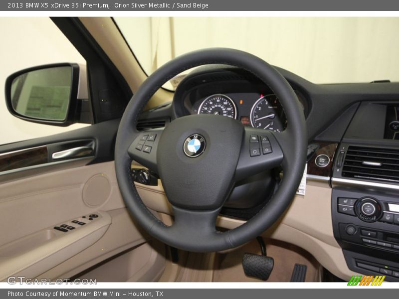 Orion Silver Metallic / Sand Beige 2013 BMW X5 xDrive 35i Premium