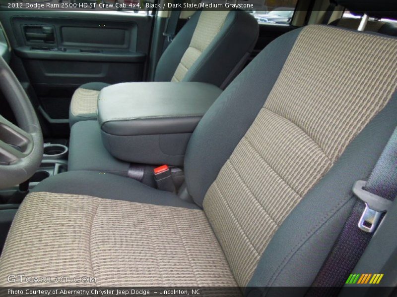 Black / Dark Slate/Medium Graystone 2012 Dodge Ram 2500 HD ST Crew Cab 4x4