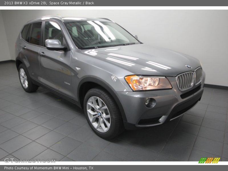 Space Gray Metallic / Black 2013 BMW X3 xDrive 28i