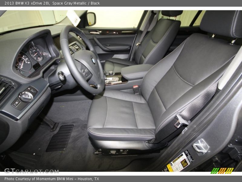Space Gray Metallic / Black 2013 BMW X3 xDrive 28i