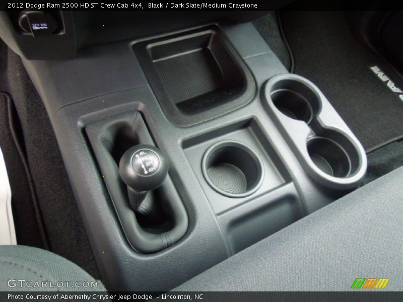 Black / Dark Slate/Medium Graystone 2012 Dodge Ram 2500 HD ST Crew Cab 4x4
