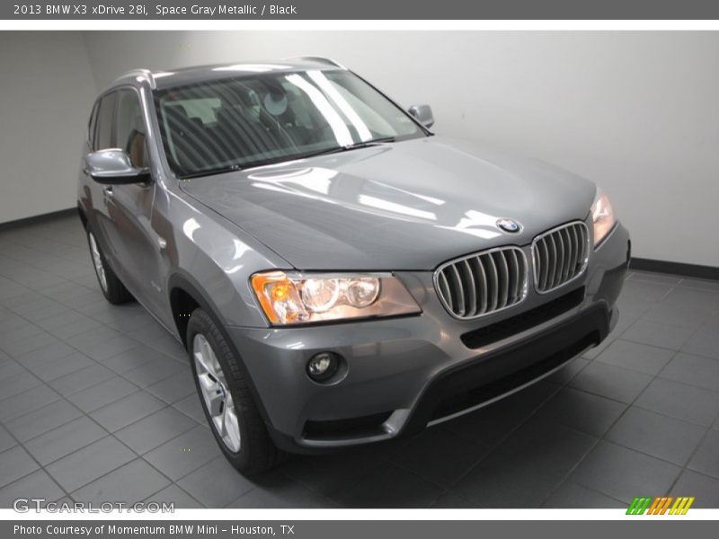 Space Gray Metallic / Black 2013 BMW X3 xDrive 28i