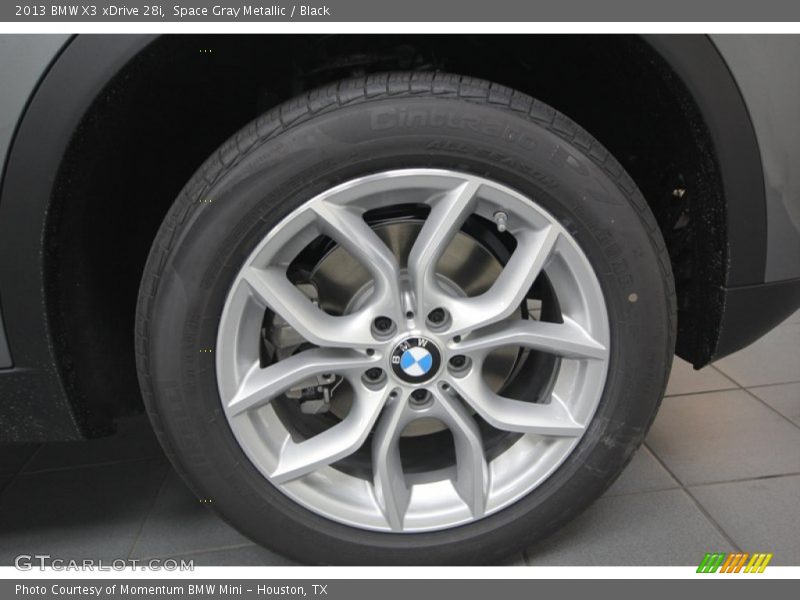 Space Gray Metallic / Black 2013 BMW X3 xDrive 28i