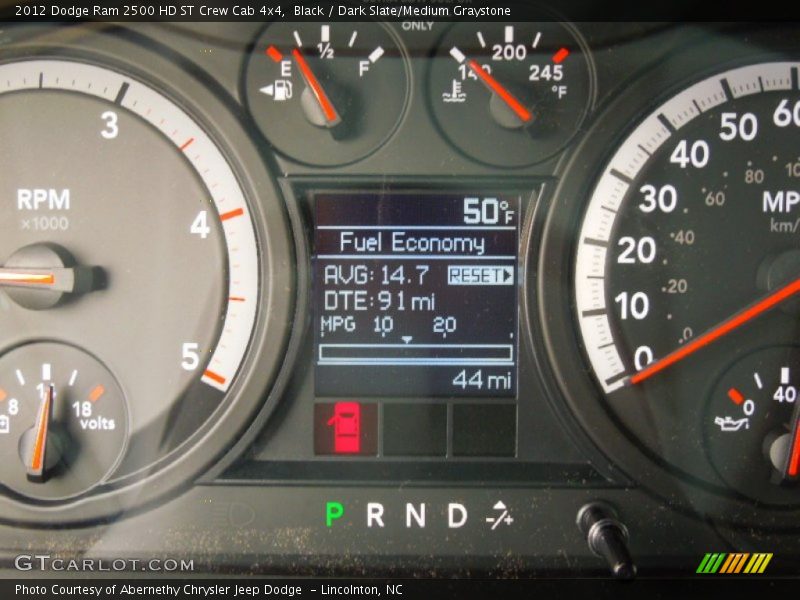 Black / Dark Slate/Medium Graystone 2012 Dodge Ram 2500 HD ST Crew Cab 4x4