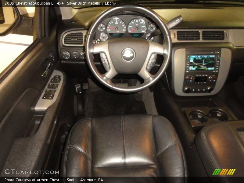 Silver Birch Metallic / Ebony 2009 Chevrolet Suburban LT 4x4