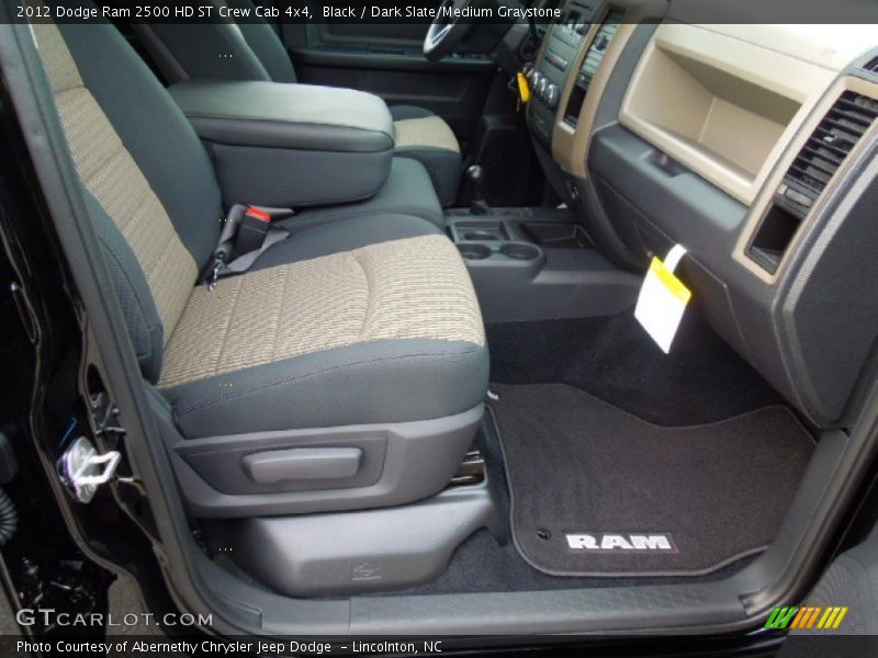 Black / Dark Slate/Medium Graystone 2012 Dodge Ram 2500 HD ST Crew Cab 4x4