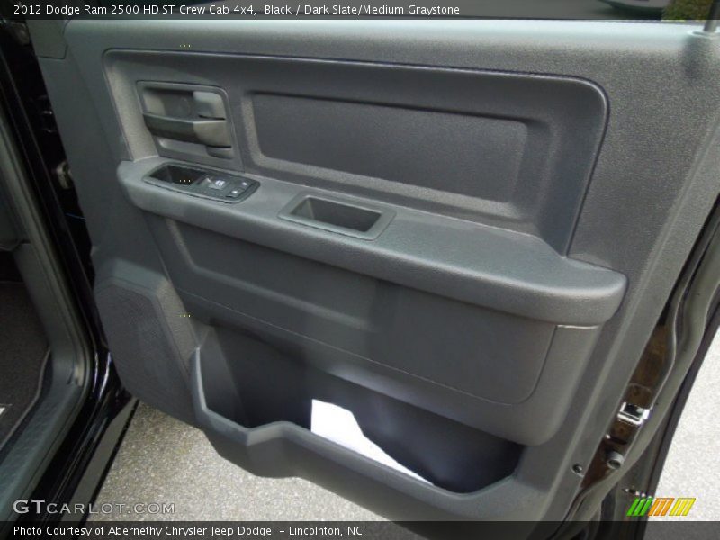 Black / Dark Slate/Medium Graystone 2012 Dodge Ram 2500 HD ST Crew Cab 4x4