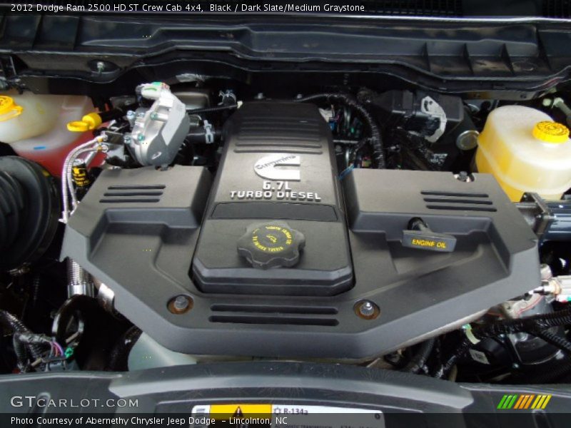 Black / Dark Slate/Medium Graystone 2012 Dodge Ram 2500 HD ST Crew Cab 4x4