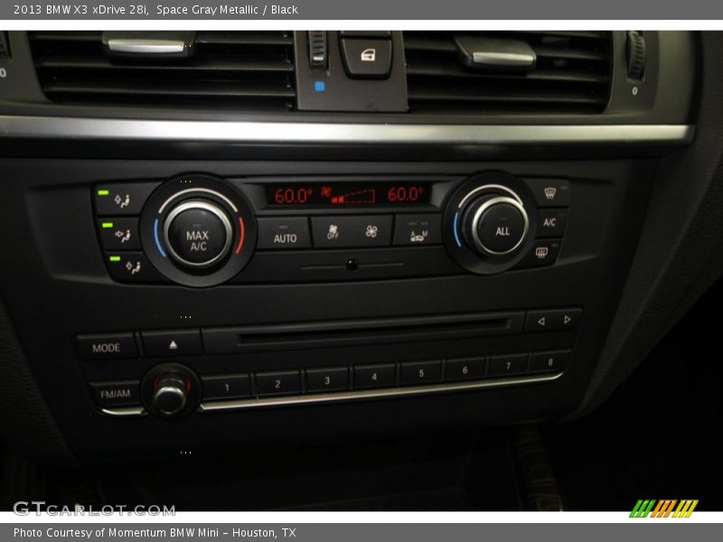 Space Gray Metallic / Black 2013 BMW X3 xDrive 28i